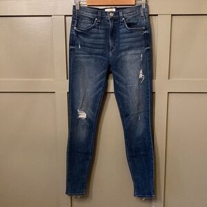 MCGUIRE Denim Jeans Distressed High Rise Size 28